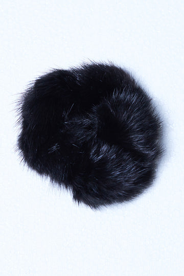 pels scrunchie i mink